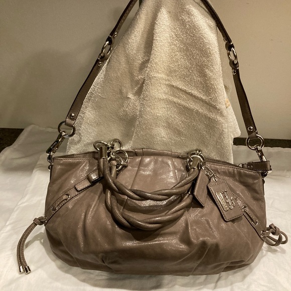 Coach Sophia Madison Gray Satchel - Picture 3 of 8